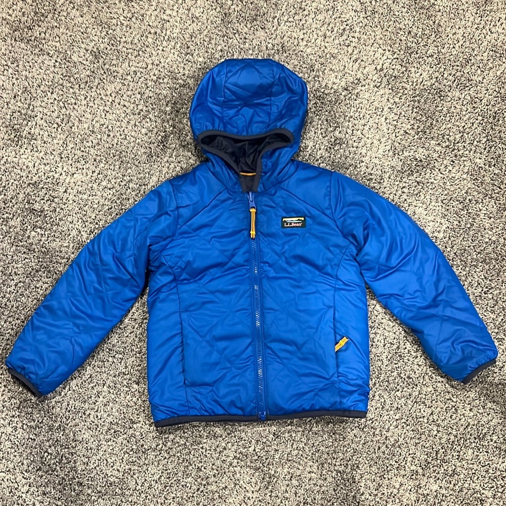L L Bean - Blue - Reversible Jacket - Size 4
